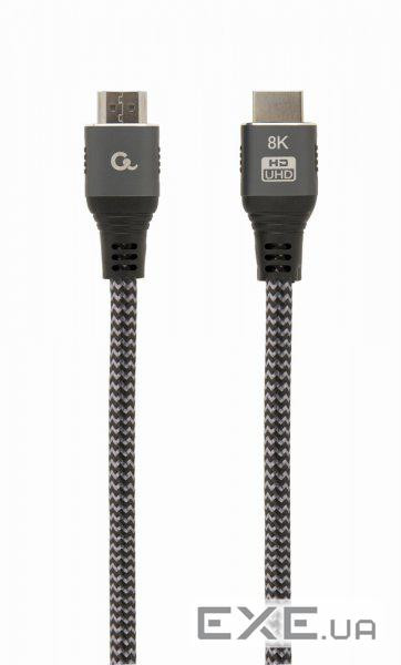 Кабель CABLEXPERT 8K UHD HDMI 1м Gray (CCB-HDMI8K-1M)