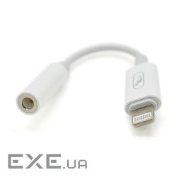 Перехідник Lighting(M) => Jack 3.5mm(F), 5см, White, Box (DPN-AU02) , White, Box (DPN-AU02)