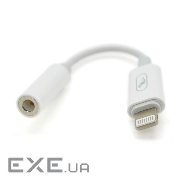 Перехідник Lighting(M) => Jack 3.5mm(F), 5см, White, Box (DPN-AU02) , White, Box (DPN-AU02)
