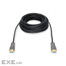 Кабель DIGITUS HDMI UHD 4K, AOC hybrid-fiber, type A M/M, 15м, чорний (AK-330125-150-S)