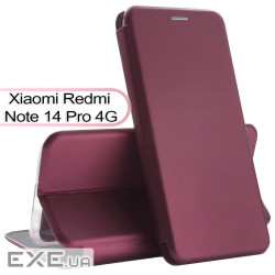 Чохол до мобільного телефона BeCover Exclusive Xiaomi Redmi Note 14 Pro 4G Red Wine (713525)