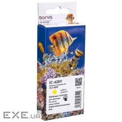 Картридж Barva Canon CLI-426Y (4559B001) 450 ст, yellow (IC-426Y)