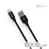 Дата кабель USB 2.0 AM to Lightning 2.0m black ColorWay (CW-CBUL007-BK)