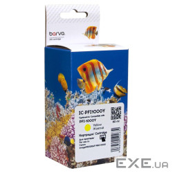 Картридж Barva Canon PFI-1000Y 0549C001 80мл yellow (IC-PFI1000Y)