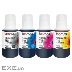 Чорнило Barva Epson 112 4x140 мл, BK/C/M/Y special, pigment, OneKey (E112-140-MP)