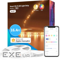 Розумна LED стрічка MEROSS MSL320 Pro Smart Wi-Fi Light Strip RGBWW 5м (MSL320CPHK(EU)-5m-Light)