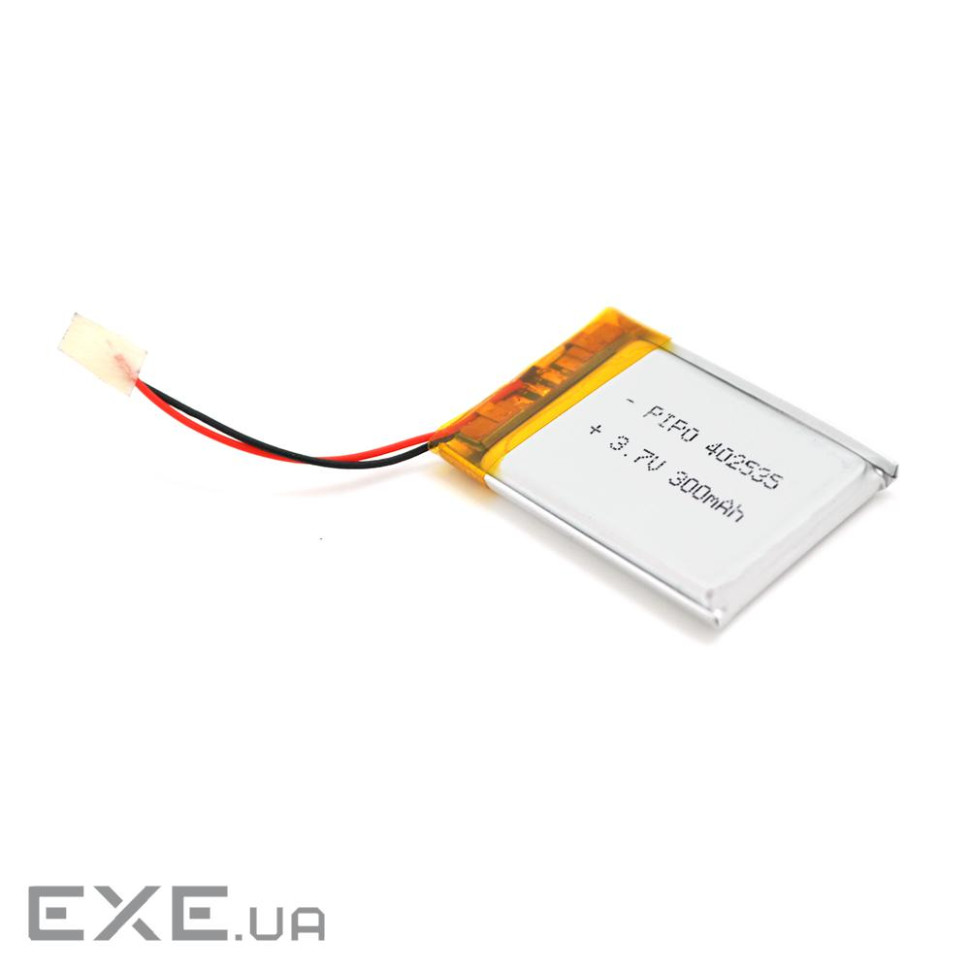 Літій-полімерний акумулятор 4*25*35mm (Li-ion 3.7В 300мА&middot,ч) (402535)