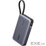 УМБ Ugreen 20000mAh 145W PD3.1.QC, USB-A,USB-С IN/OUT, with built in USB-C cable (PB551) Gr (55992B)