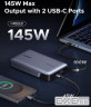 УМБ Ugreen 20000mAh 145W PD3.1.QC, USB-A,USB-С IN/OUT, with built in USB-C cable (PB551) Gr (55992B)