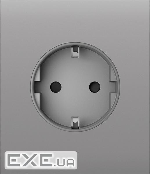 Центральна панель для вбудованої розетки Ajax CenterCover for Outlet Basic, fog (000046695) Ajax CenterCover for Outlet