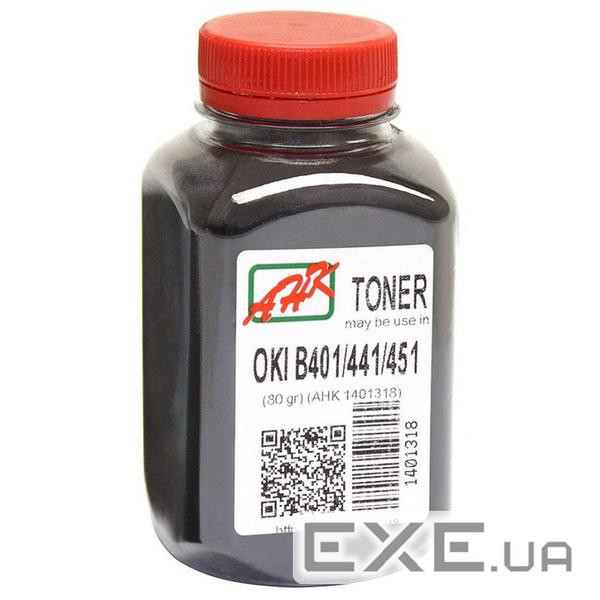 Тонер OKI B401/B441/B451 80г Black AHK (1401318)