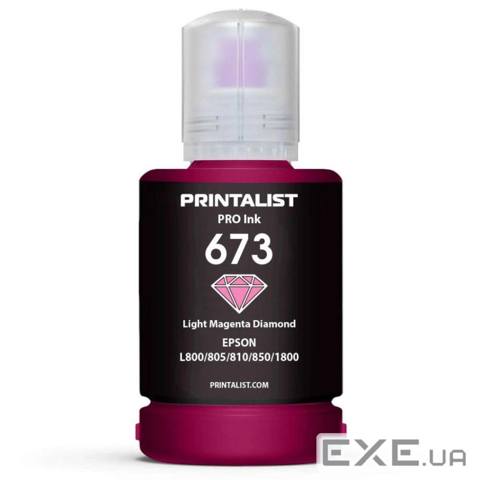 Чорнило Printalist Epson L800 140г Light Magenta (PL673LM)