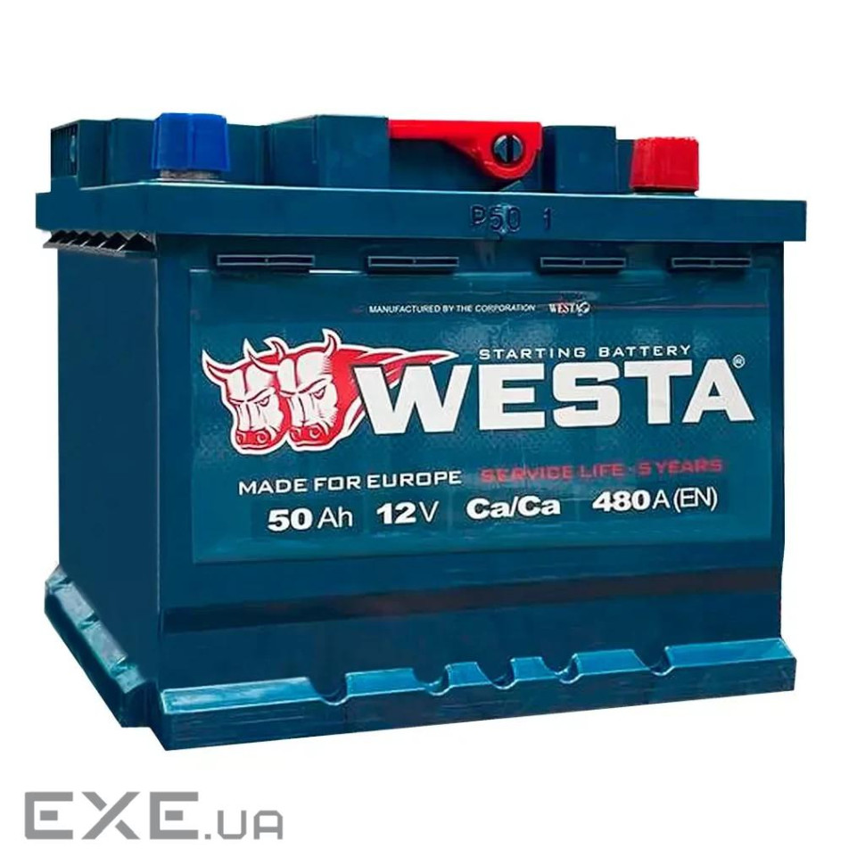 Акумулятор автомобільний Westa 6CT-50 А (0)