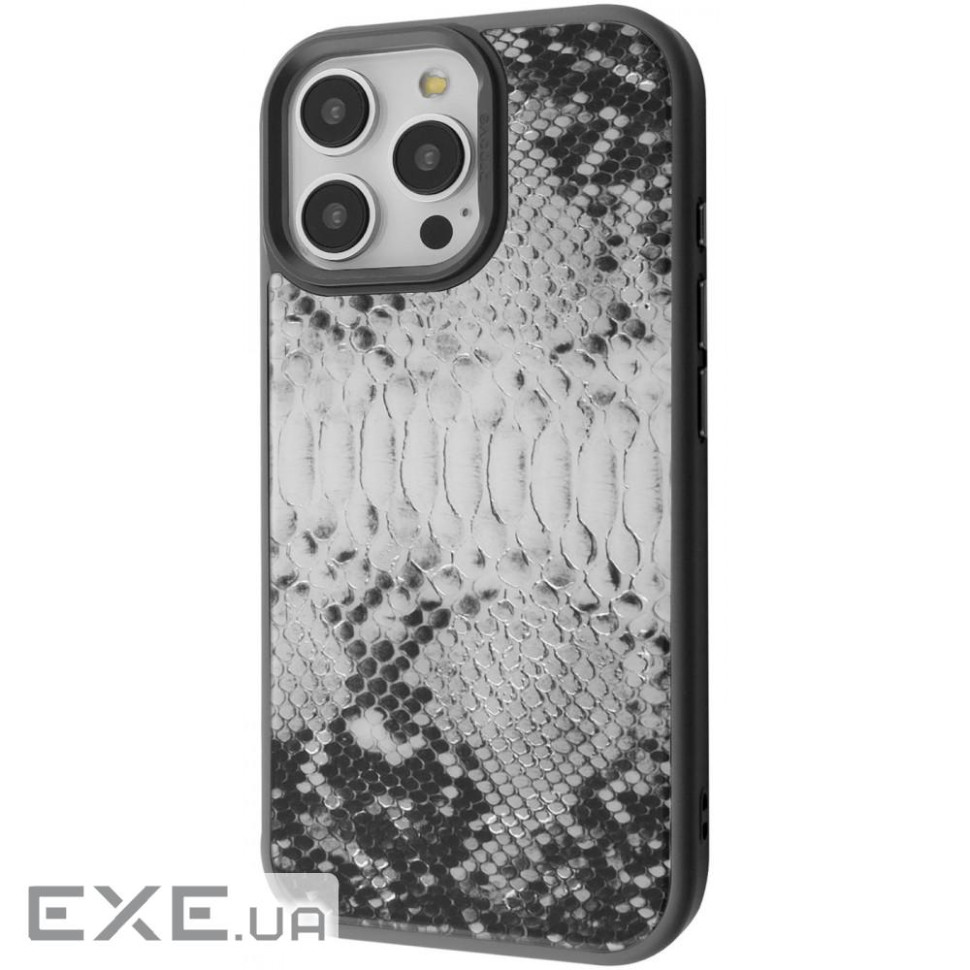 Чехол Proove Muse Animal Case with Magnetic Ring iPhone 16 Pro gray snake (PCMAIP16P0B9 gray snake)