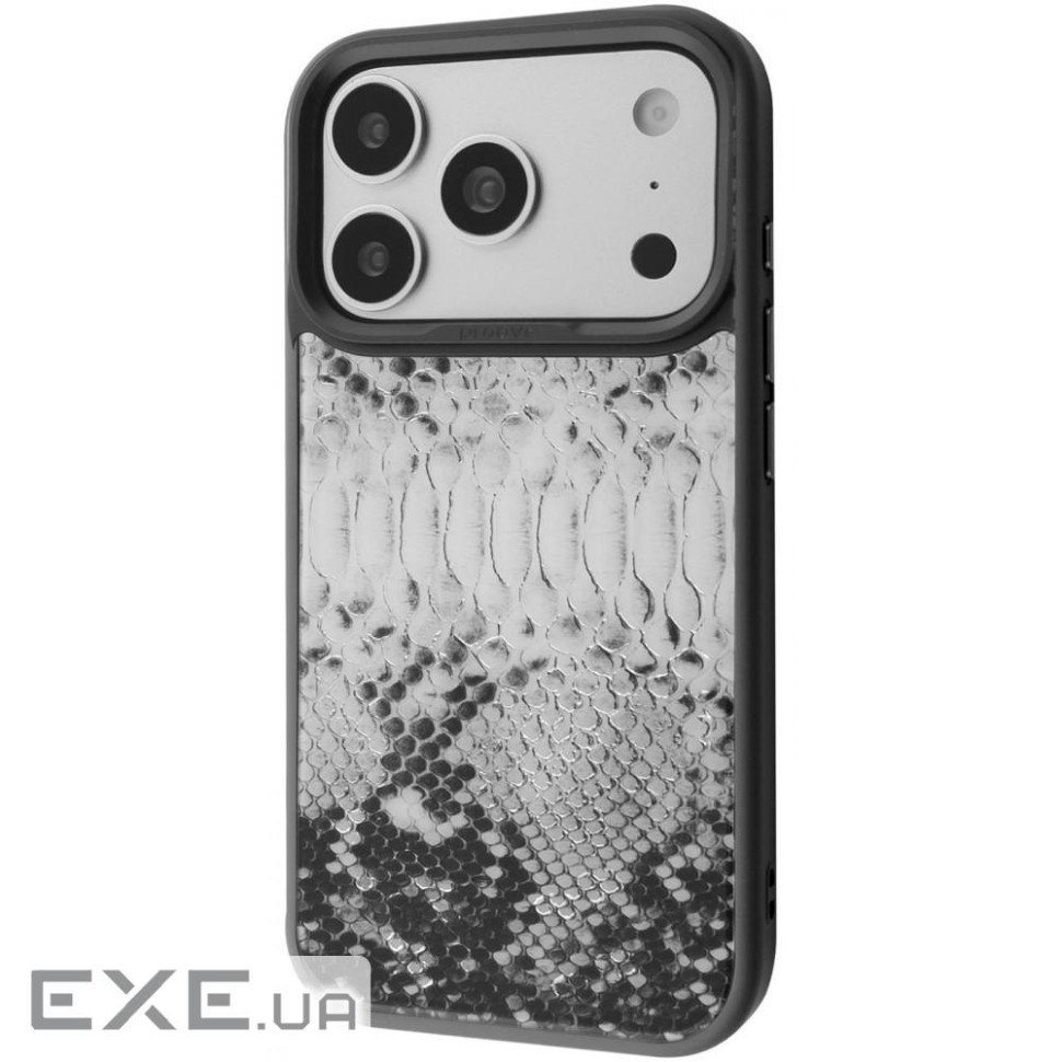 Чехол Proove Muse Animal Case with Magnetic Ring iPhone 17 Pro/18 Pro gray snake (PCMAIP17P0B9)
