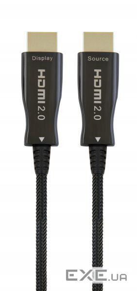 Кабель оптичний (AOC) CABLEXPERT Premium HDMI v2.0 15м Black (CCBP-HDMI-AOC-15M)