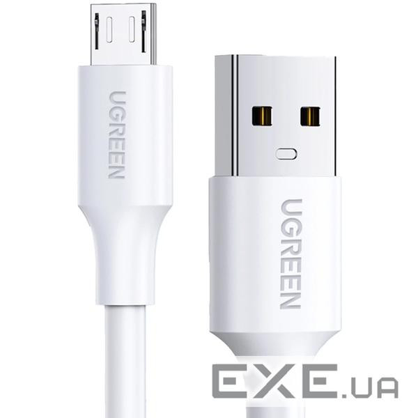 Дата кабель USB 2.0 AM to Micro 5P 1.0m US289 White Ugreen (60141)