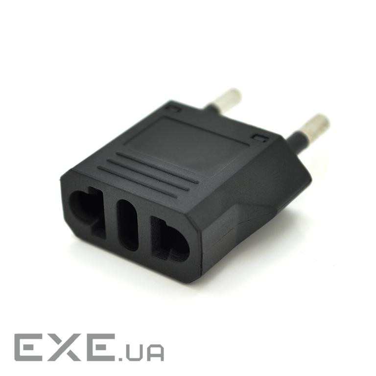 Перехідник на євророзетку Binxing WM-10 Black, 110-250V, 10A, 500W, в упаковці 100 (YT-AEOTf-10 / B) 100 (YT-AEOTf-10 /