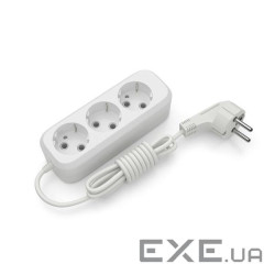 Подовжувач мережі Electrum C-ES-1812 5.0 m, 3 троянд , white