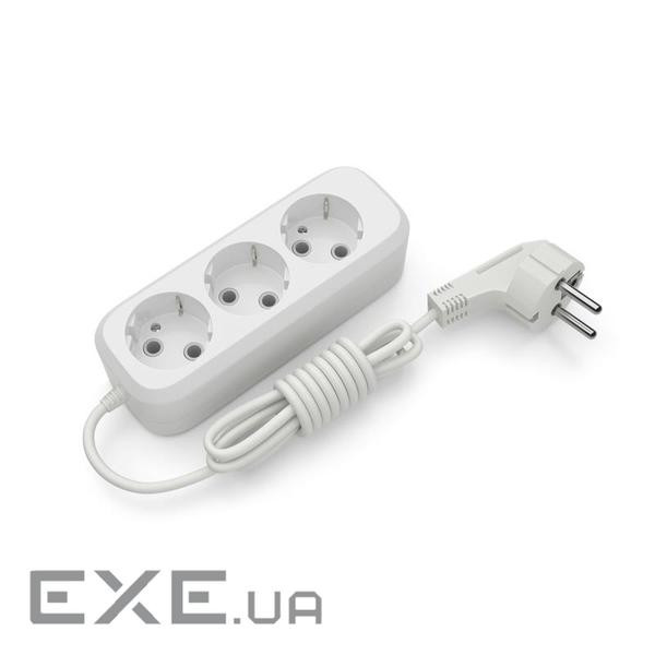 Подовжувач мережі Electrum C-ES-1812 5.0 m, 3 троянд , white