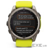 Смарт-годинник Garmin fenix 8 51mm,Saph Solar, BareTi/Graphite,AmpYe/GrphBnd (010-02907-21)