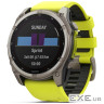 Смарт-годинник Garmin fenix 8 51mm,Saph Solar, BareTi/Graphite,AmpYe/GrphBnd (010-02907-21)
