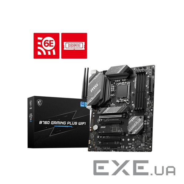 Материнська плата MSI B760 Gaming Plus WiFi Socket 1700