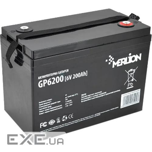 Акумуляторна батарея MERLION GP6200 (6В 200Аг )