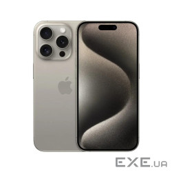 Мобільний телефон Apple iPhone 15 Pro 256Gb Natural Titanium (REF B) BREEZY (2BMTV53)