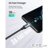 Дата кабель USB-C to USB-C 0.5m 3A 60W 90 corner US255 black/gray Ugreen (50122)