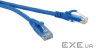Патч корд Atcom 15м RJ-45 CCA UTP, синий, 15 м, 5е cat. (9168)
