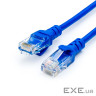 Патч корд Atcom 15м RJ-45 CCA UTP, синий, 15 м, 5е cat. (9168)