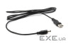 Кабель живлення USB to DC 5.5x2.1mm 5V 1.0m PowerPlant (CA911356)