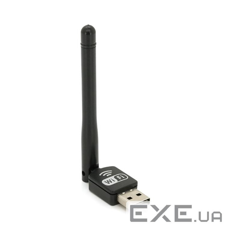 Бездротовий мережний адаптер з антеною Wi-Fi-USB LV-UW11RK-2DB RTL8188, 150Mbps, 2.4 GHz, Win10 / 8.