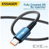Дата кабель USB 2.0 AM to USB-C 2.0m 120W black Essager (EXC120-CGA01-P)