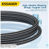 Дата кабель USB 2.0 AM to USB-C 2.0m 120W black Essager (EXC120-CGA01-P)