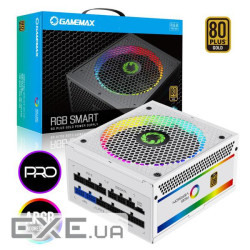 Блок живлення Gamemax 850W (RGB850 PRO WH)