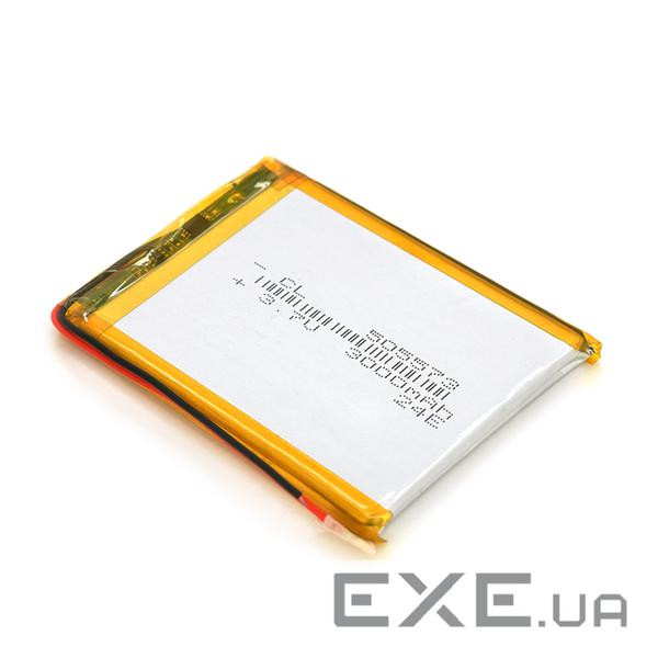 Літій-полімерний акумулятор 5*55*73mm (Li-ion 3.7В 3000мА&middot,год) (505573) ) (505573)
