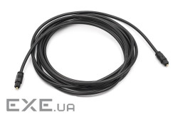 Кабель оптичний (аудіо) POWERPLANT TOSLINK 3м Black (CA911073)