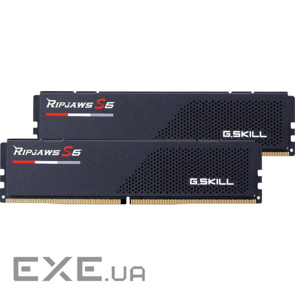 Модуль пам'яті G.SKILL Ripjaws S5 Matte Black DDR5 5200MHz 32GB Kit 2x16GB (F5-5200J3636C16GX2-RS5K)