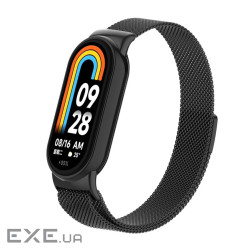 Ремінець до фітнес браслета Armorstandart Milanese Magnetic для Xiaomi Smart Band 10/9/8 (ARM86890)