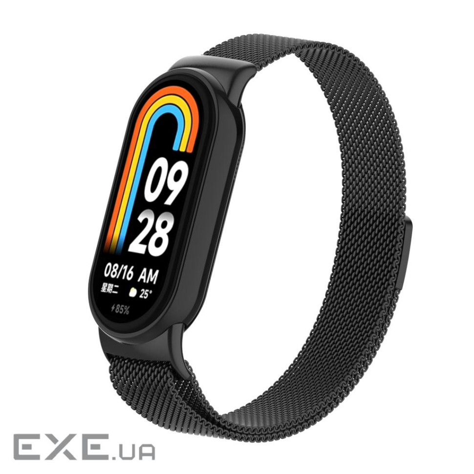 Ремінець до фітнес браслета Armorstandart Milanese Magnetic для Xiaomi Smart Band 10/9/8 (ARM86890)