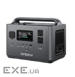 Портативна станція AFERIY AF-P040, LiFePO4 256Втч. 400(max800)Вт,MPPT 11.5-30В-8А(120Вт), вихід 220v