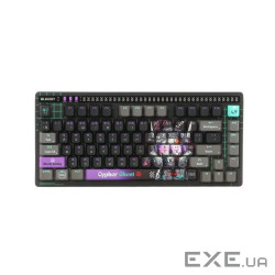 Клавіатура A4Tech AT75 RGB USB UA Cypher Ghost (4711421001830)