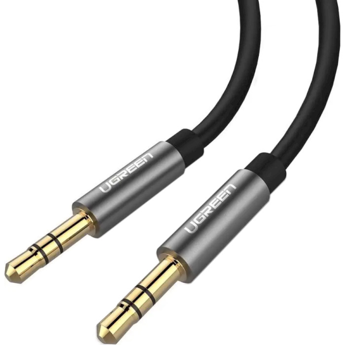 Кабель мультимедійний 3.5mm M to 3.5mm M 2.0m AV119 black Ugreen (10735) (90401962)