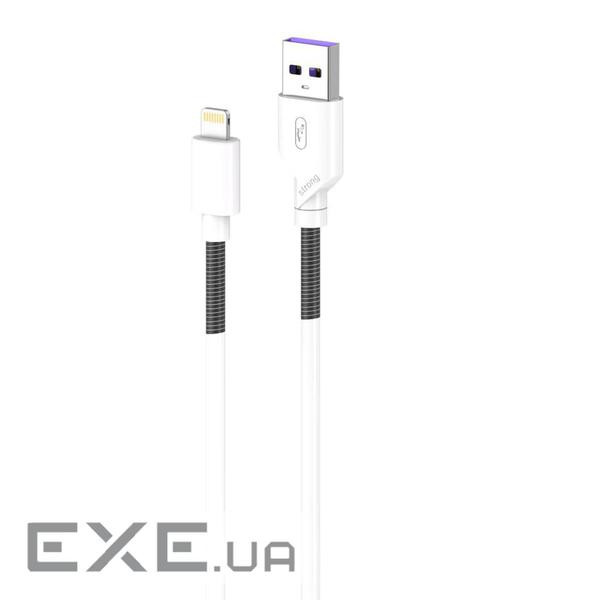 Кабель SkyDolphin S27L Spring Anti-Brake USB - Lightning (M/M), 1 м , White (SDUSB-000608)