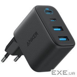 мережева зарядка ANKER Zolo Charger - 50W, 2xUSB-C & 2xUSB-A (Чорна) (A121EG11)