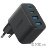 мережева зарядка ANKER Zolo Charger - 50W, 2xUSB-C & 2xUSB-A (Чорна) (A121EG11)