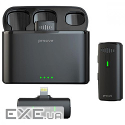 Бездротовий петличний мікрофон Proove Demo Lightning black (PMDM00010102)
