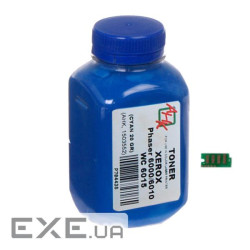 Тонер Xerox Phaser 6000/6010, 20г Cyan +chip AHK (1500252)
